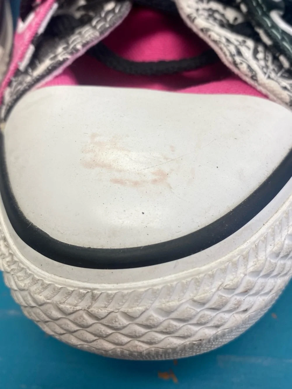 Converse Pink and Black Canvas Low-Top Sneakers - Picture 8 of 8